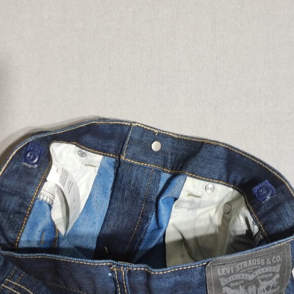 Levi's 511 jeans men's junior size 16 reg W28/L28 iron blue colour slim fit - Picture 9 of 12